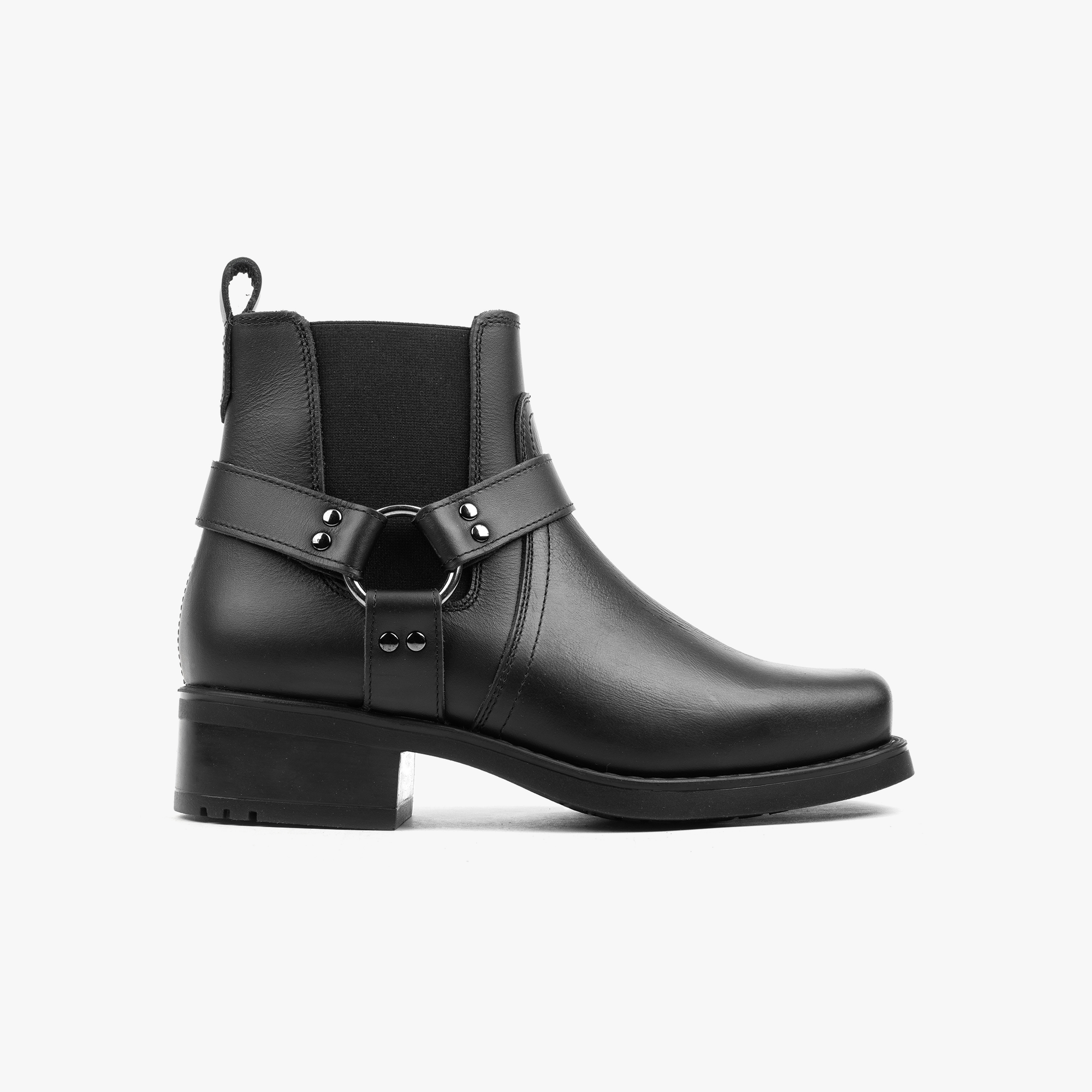 Harley Ankle Boot Black Leather - ALPINA BRANDS
