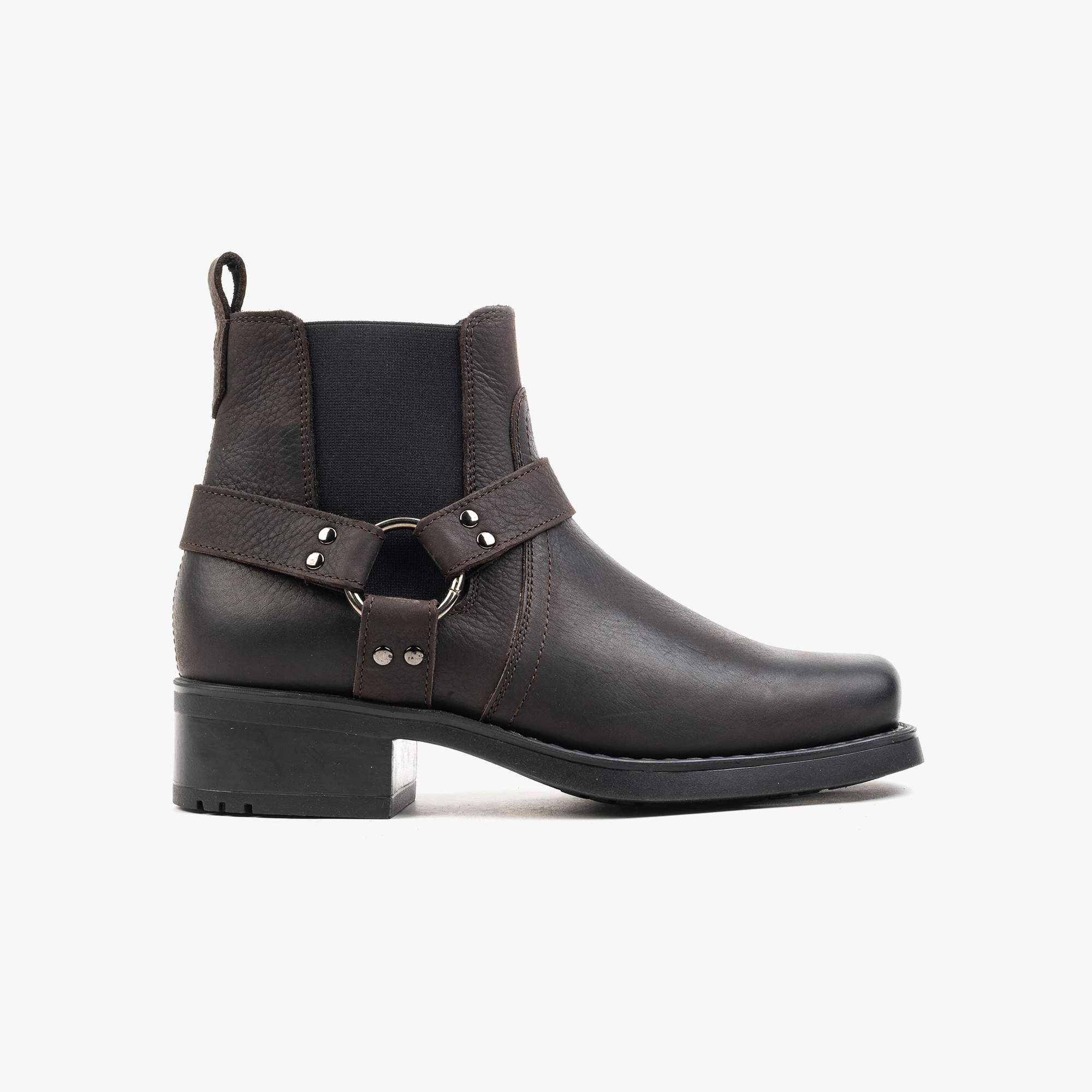 Harley Ankle Boot Brown Waxy Leather - ALPINA BRANDS