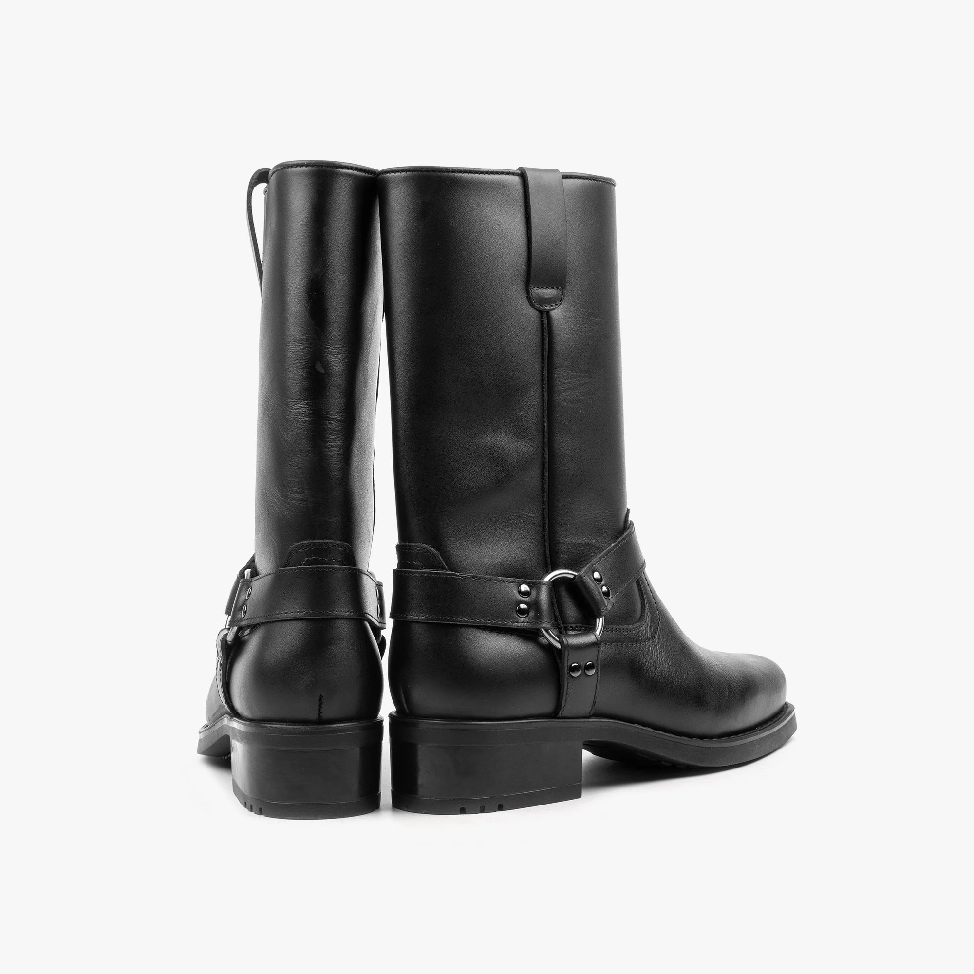 Harley High Boot Black Leather - ALPINA BRANDS