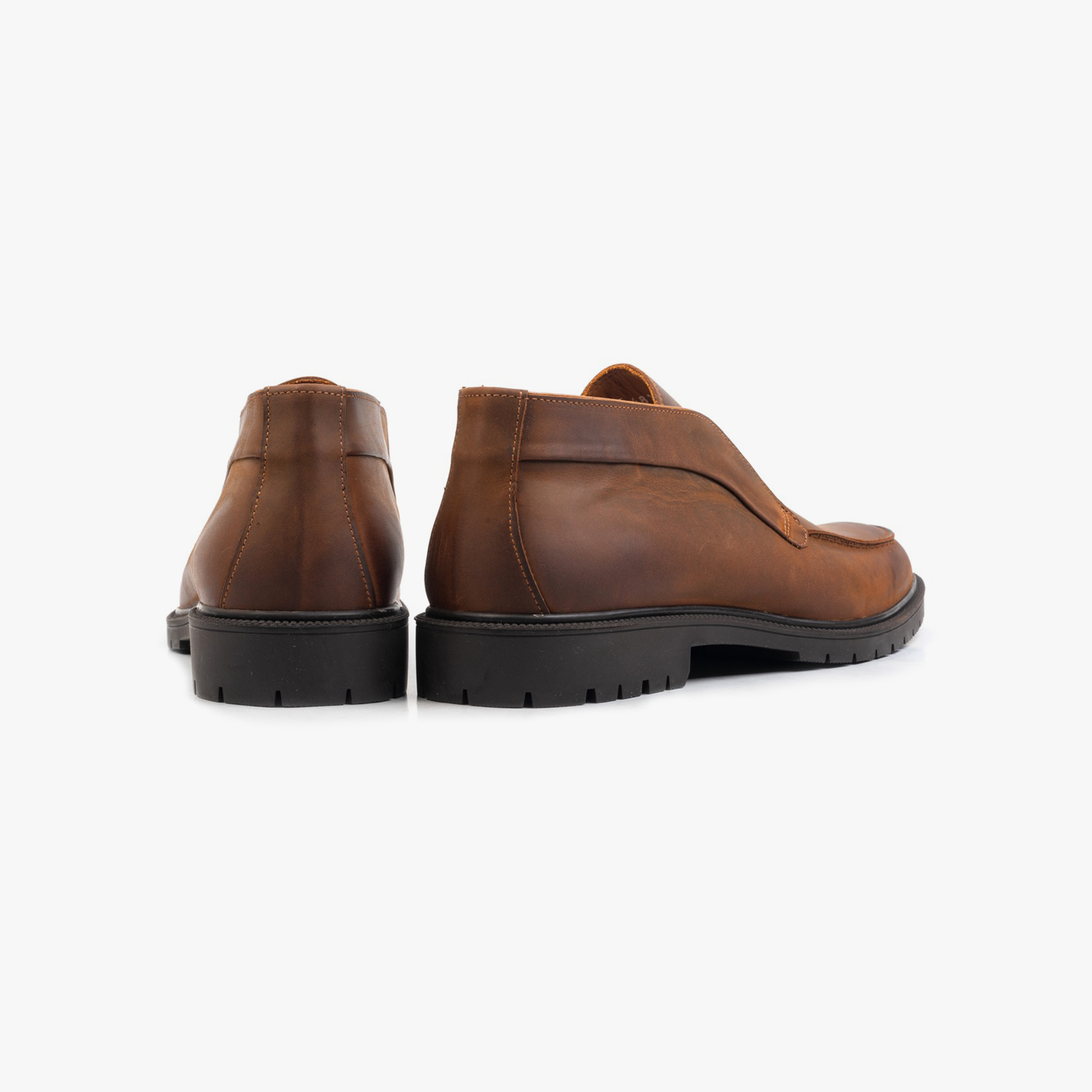 Adam Ankle Boot Tan Wax Leather - ALPINA BRANDS