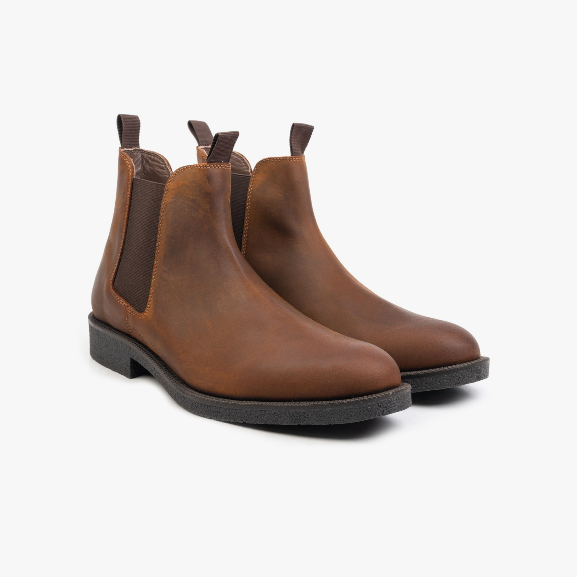 Auton Ankle Boot Tan Wax Leather - ALPINA BRANDS