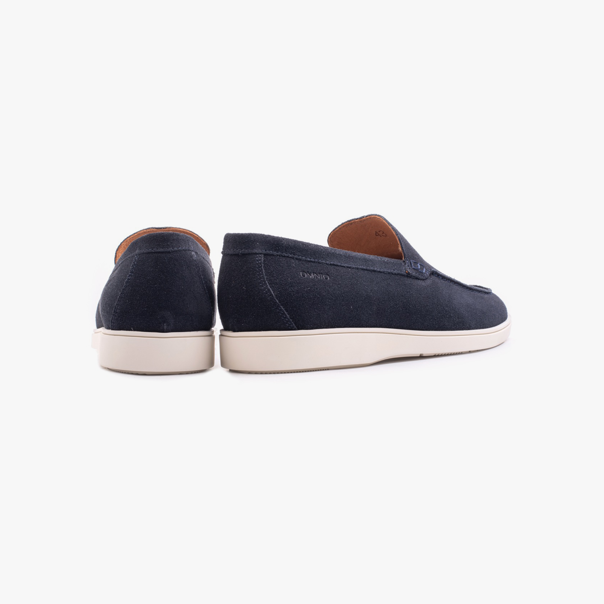 Cave Loafer Moc Navy Velours - ALPINA BRANDS