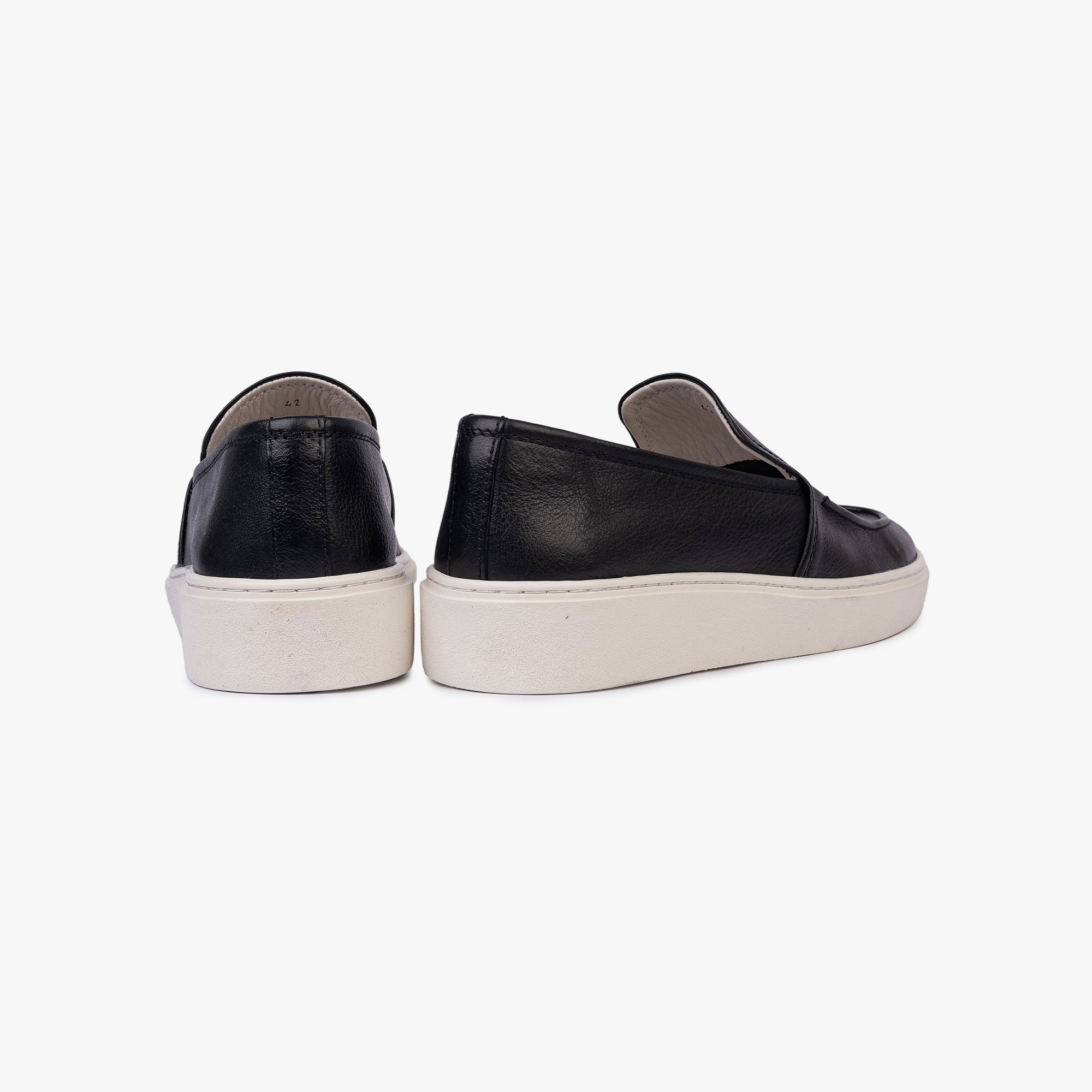 Mons Loafer Black Leather - ALPINA BRANDS