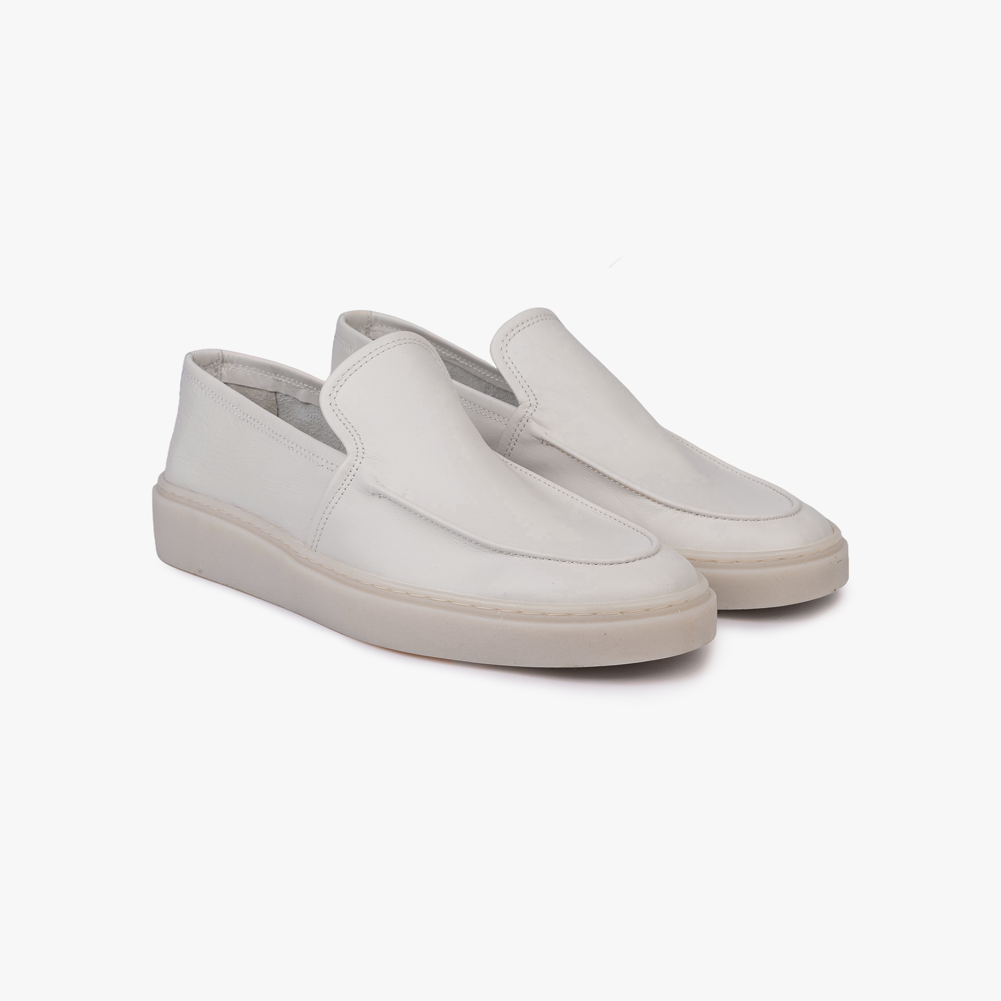 Mons Loafer Off White Leather - ALPINA BRANDS