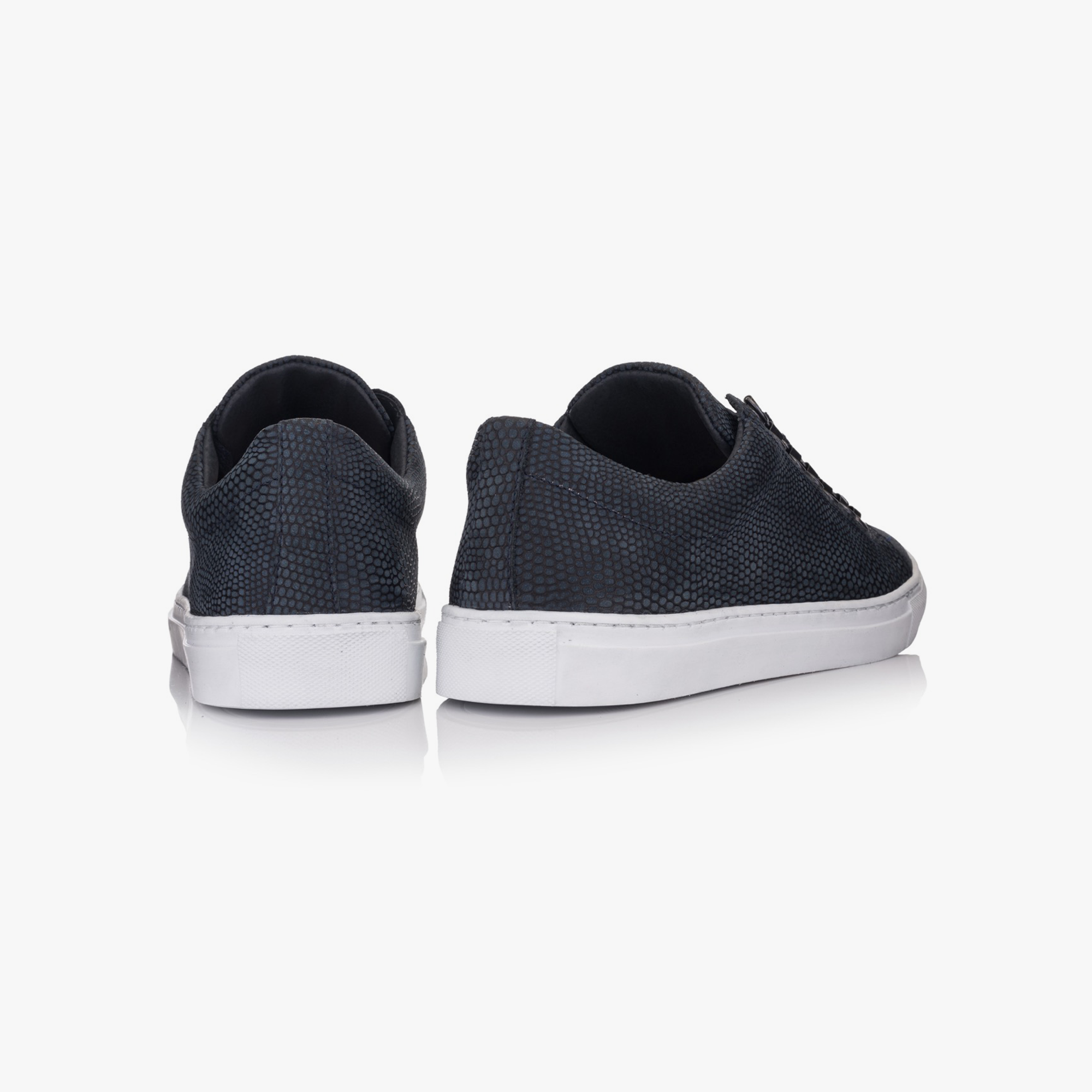 Velo Sneaker Eco Dark Blue Embossed Leather - ALPINA BRANDS
