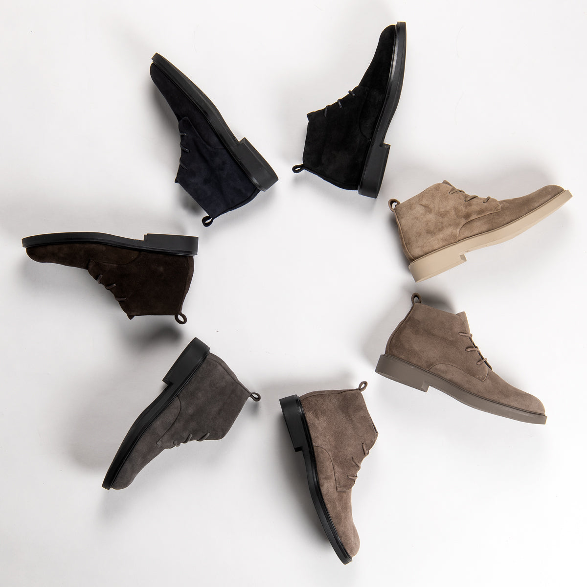 BEATENBERG CHUKKA Taupe Velours - HINSON | ALPINA