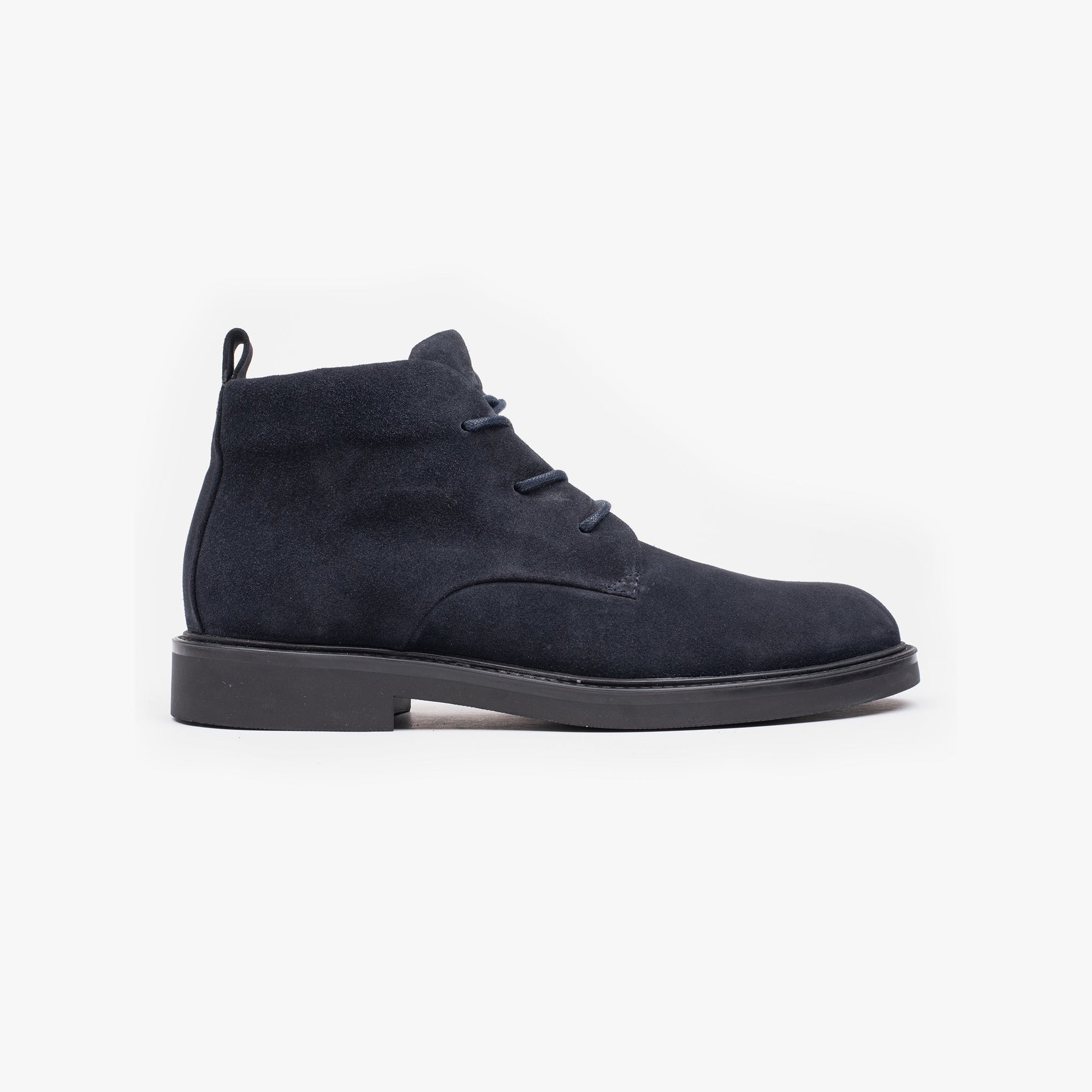 Beatenberg Chukka Navy Velours - ALPINA BRANDS