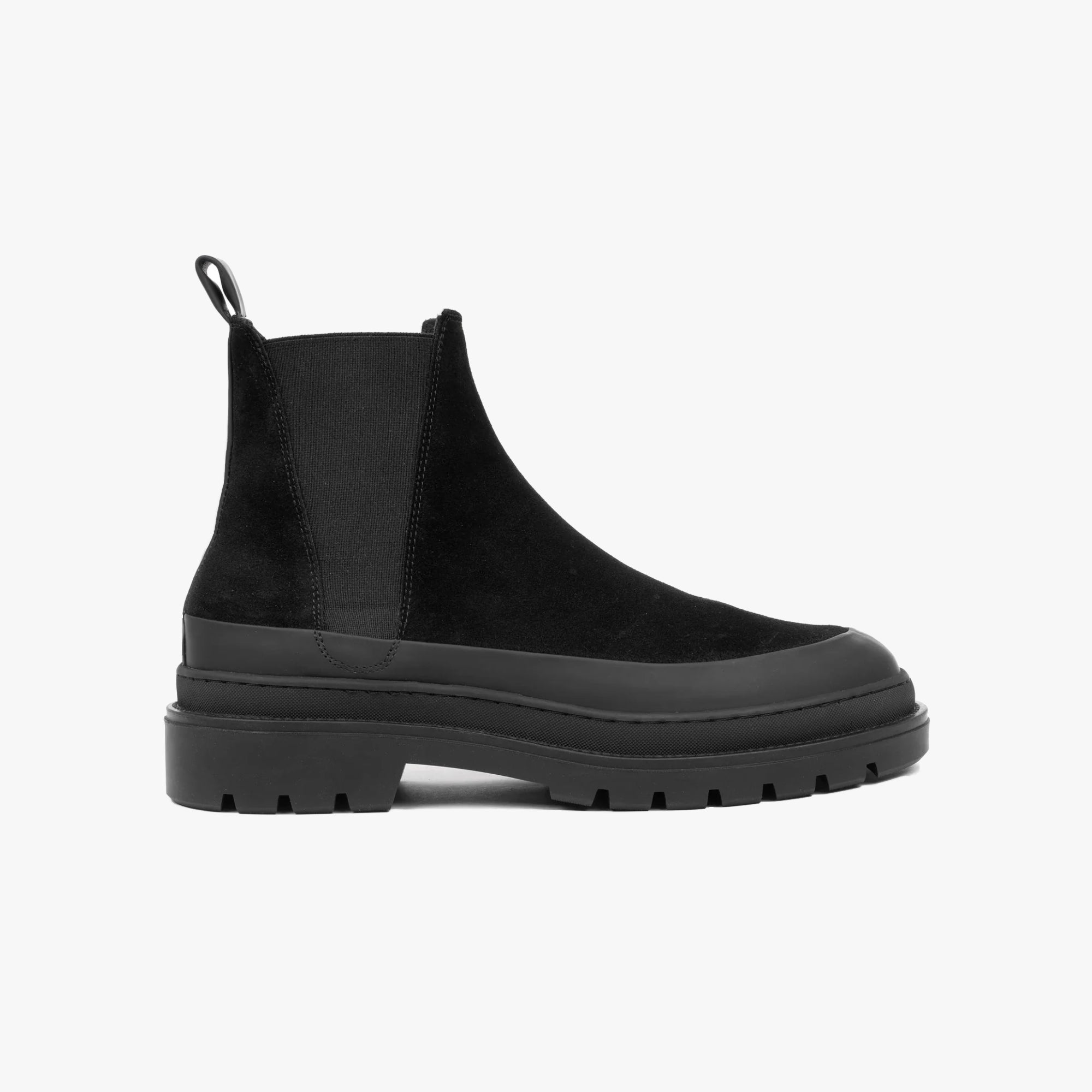 Hinson Specter Chelsea Boot Black Leather Suede - ALPINA BRANDS