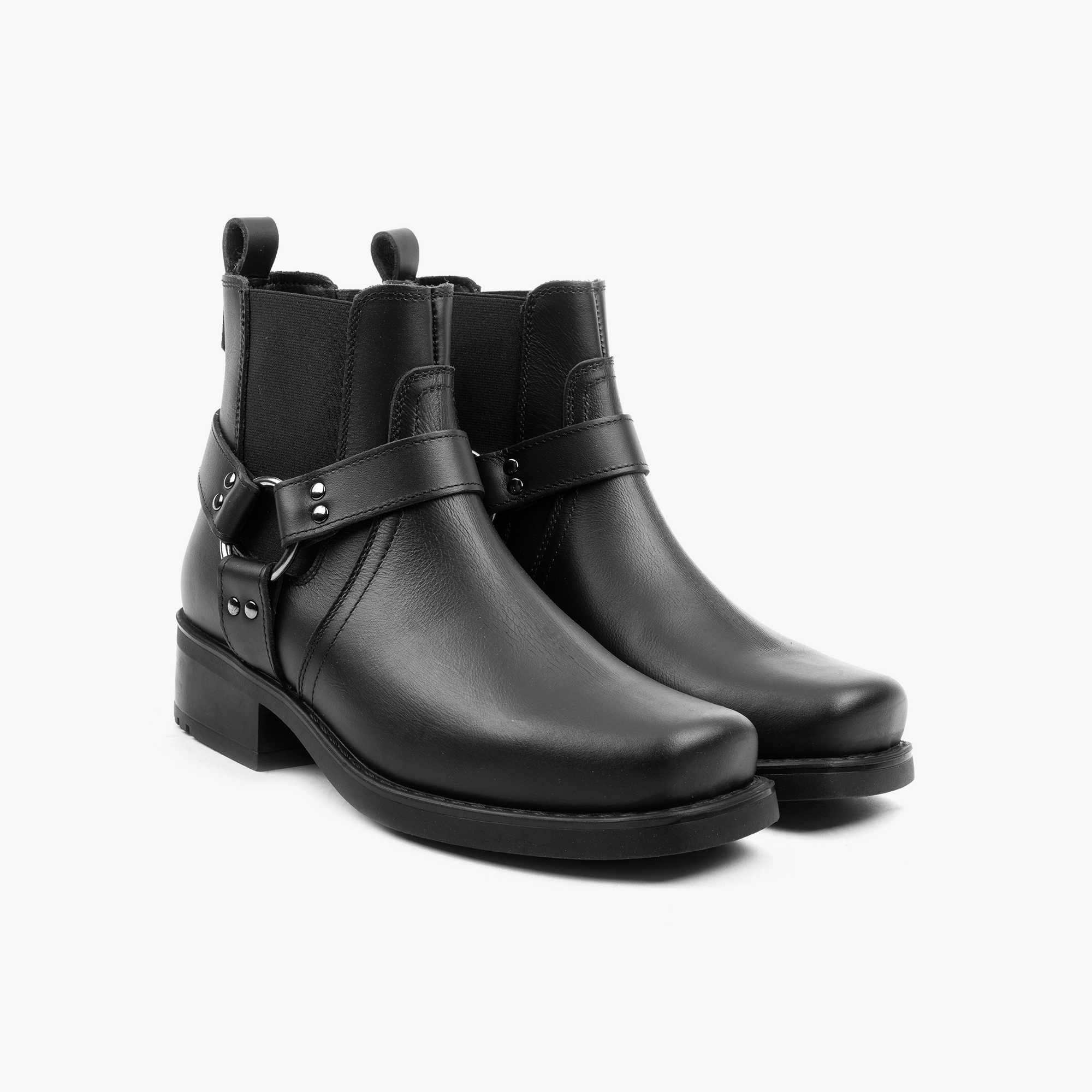 Harley Ankle Boot Black Leather - ALPINA BRANDS