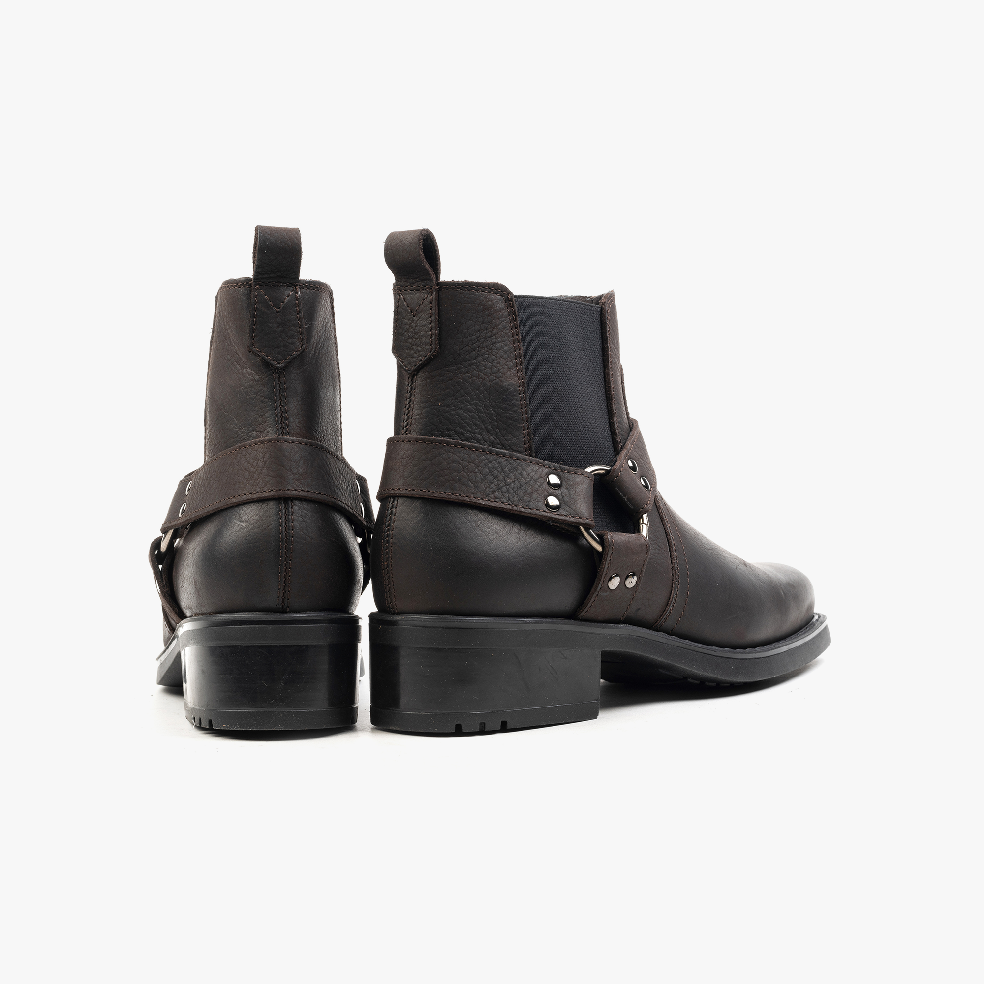 Harley Ankle Boot Brown Waxy Leather - ALPINA BRANDS