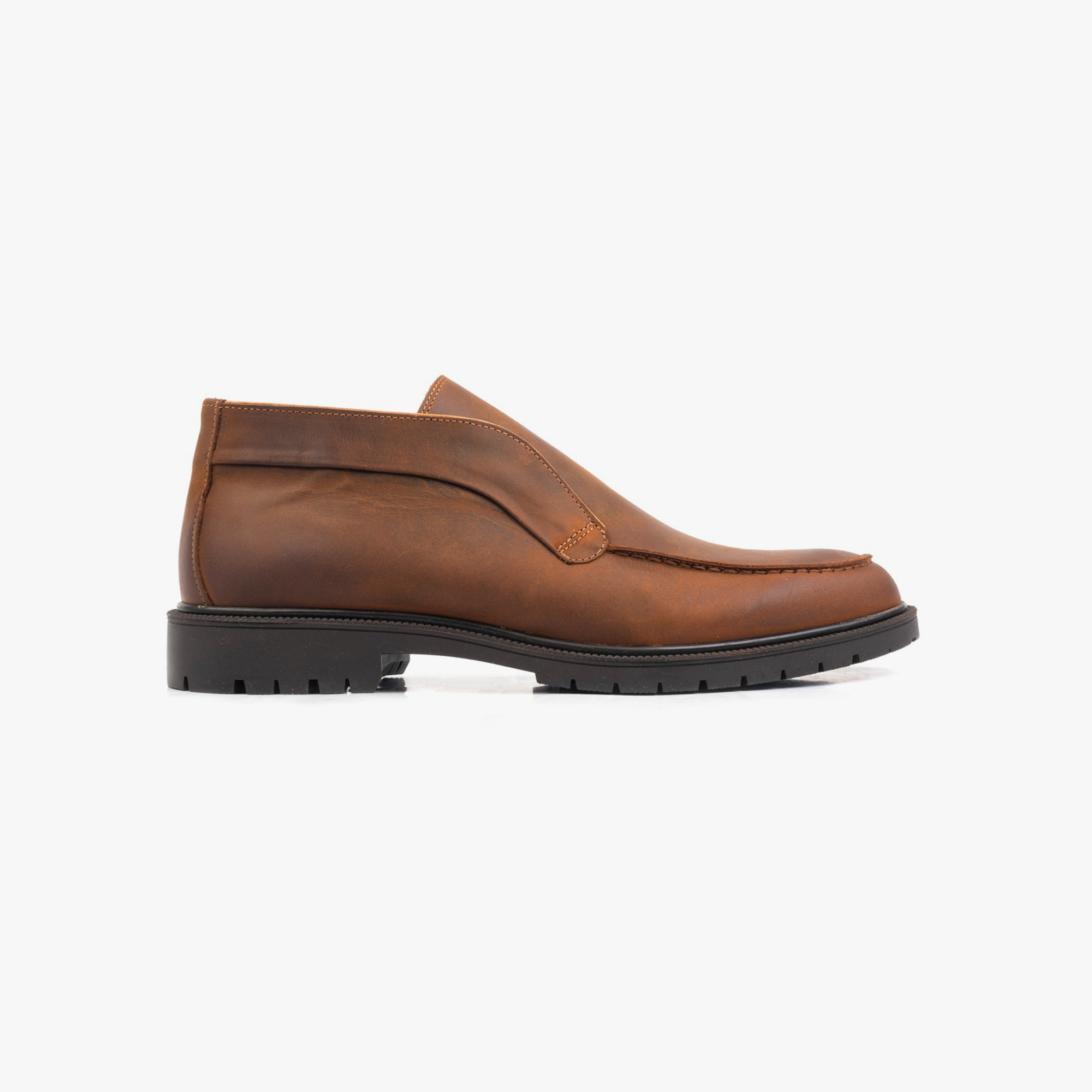 Adam Ankle Boot Tan Wax Leather - ALPINA BRANDS