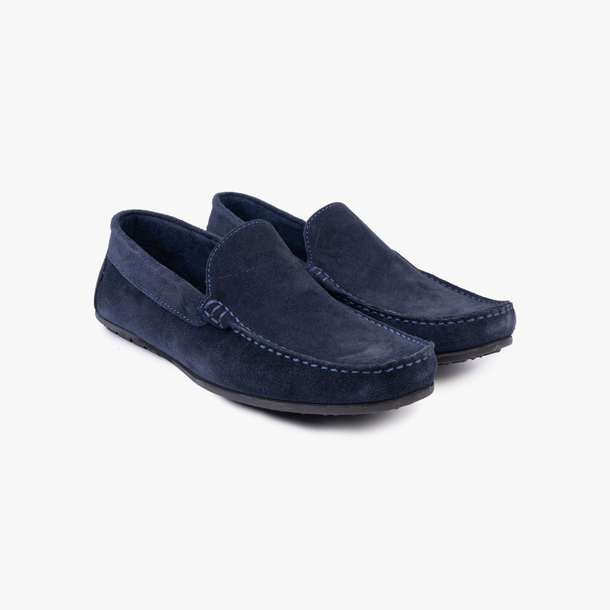 Bengt Loafer Navy Suede - ALPINA BRANDS