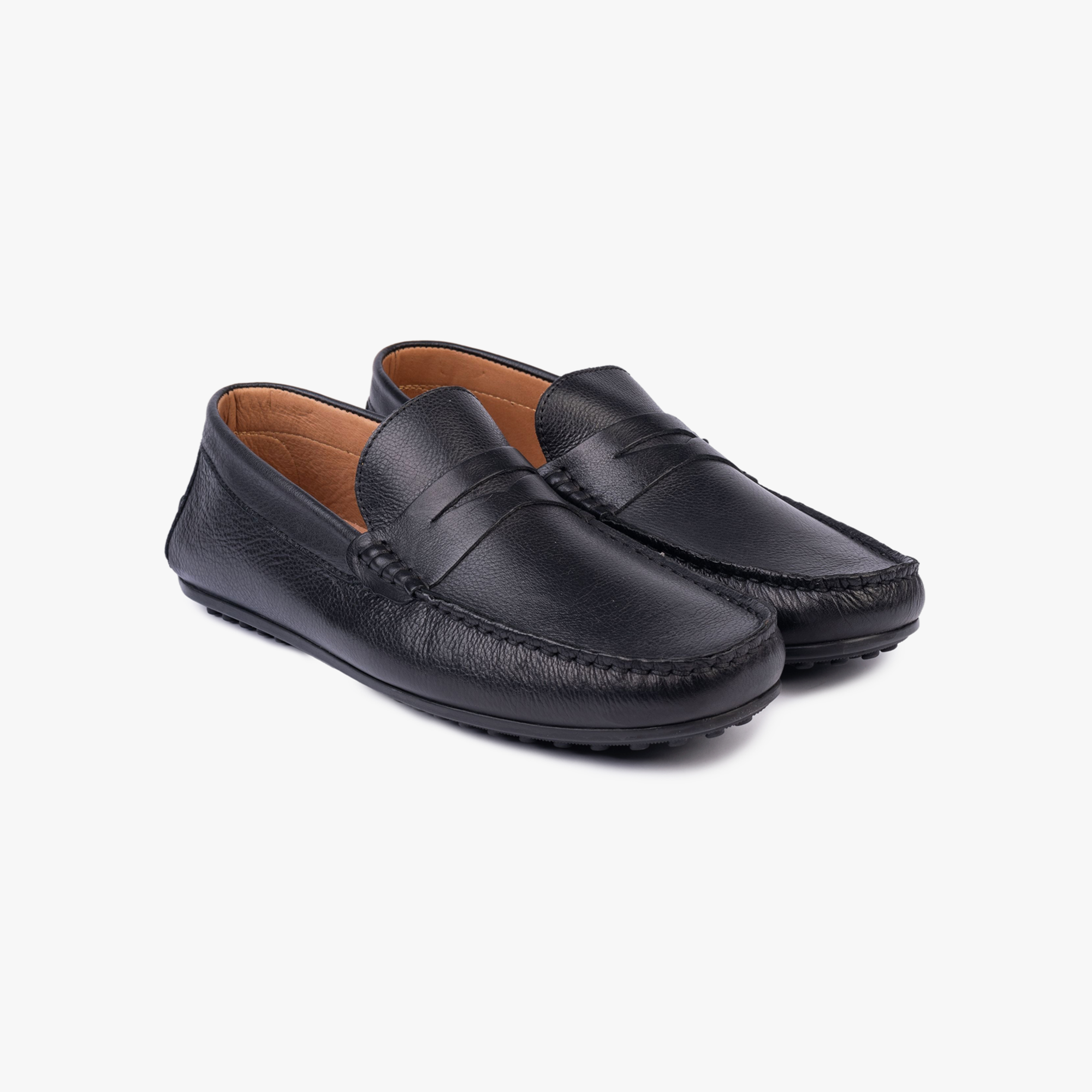 Bjorn Loafer Black Leather - ALPINA BRANDS