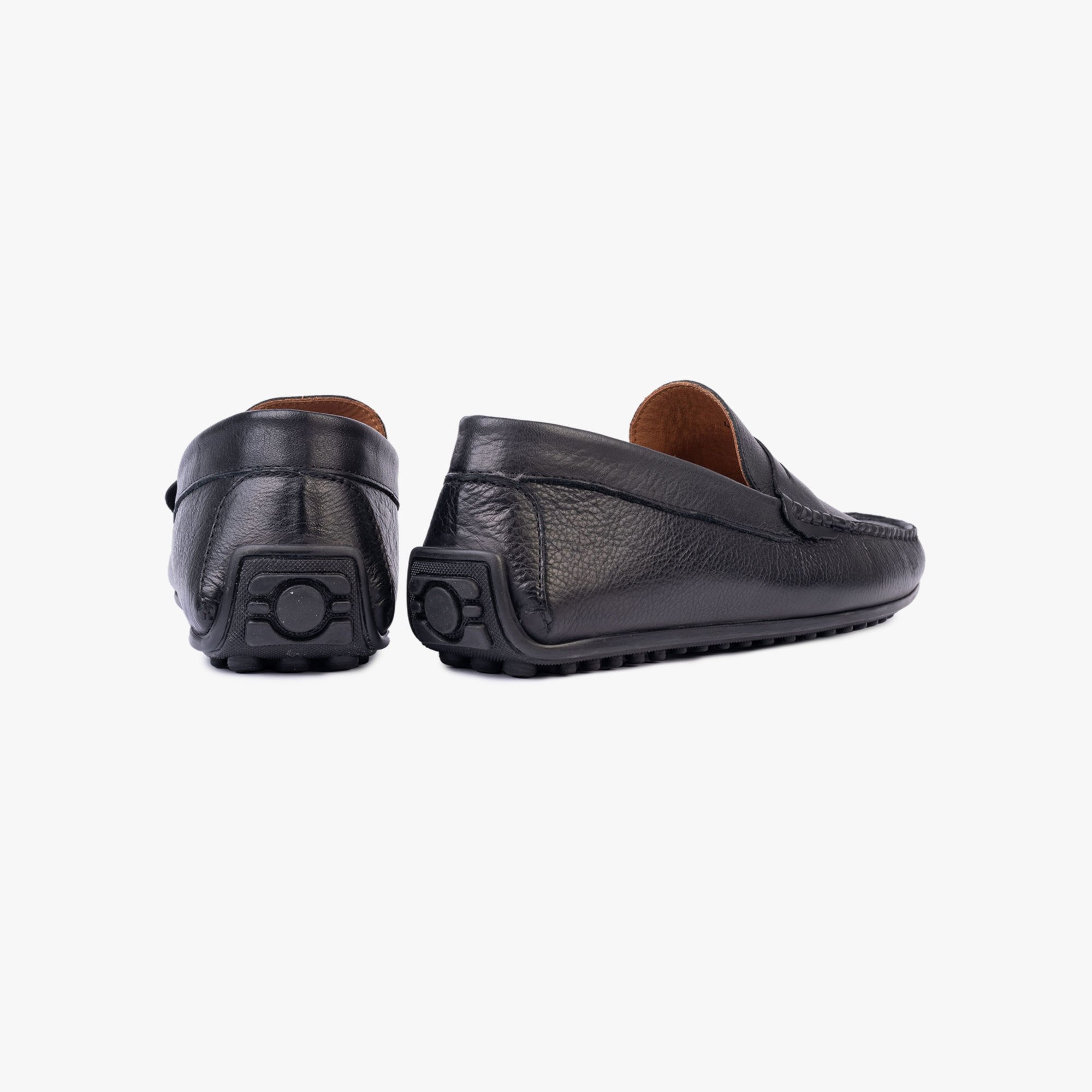 Bjorn Loafer Black Leather - ALPINA BRANDS