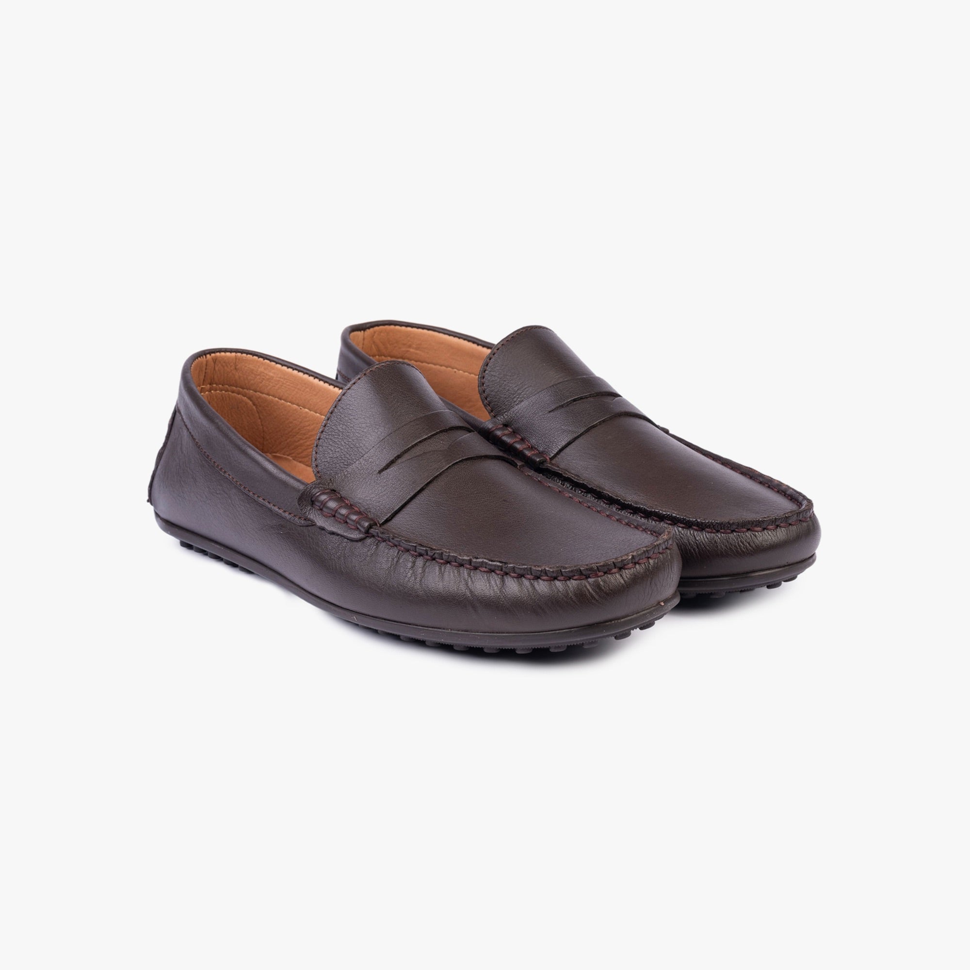 Bjorn Loafer Dark Brown Leather - ALPINA BRANDS