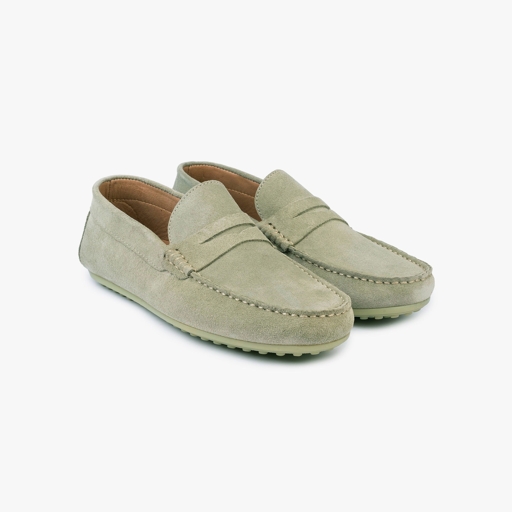 Bjorn Loafer Green Suede - ALPINA BRANDS