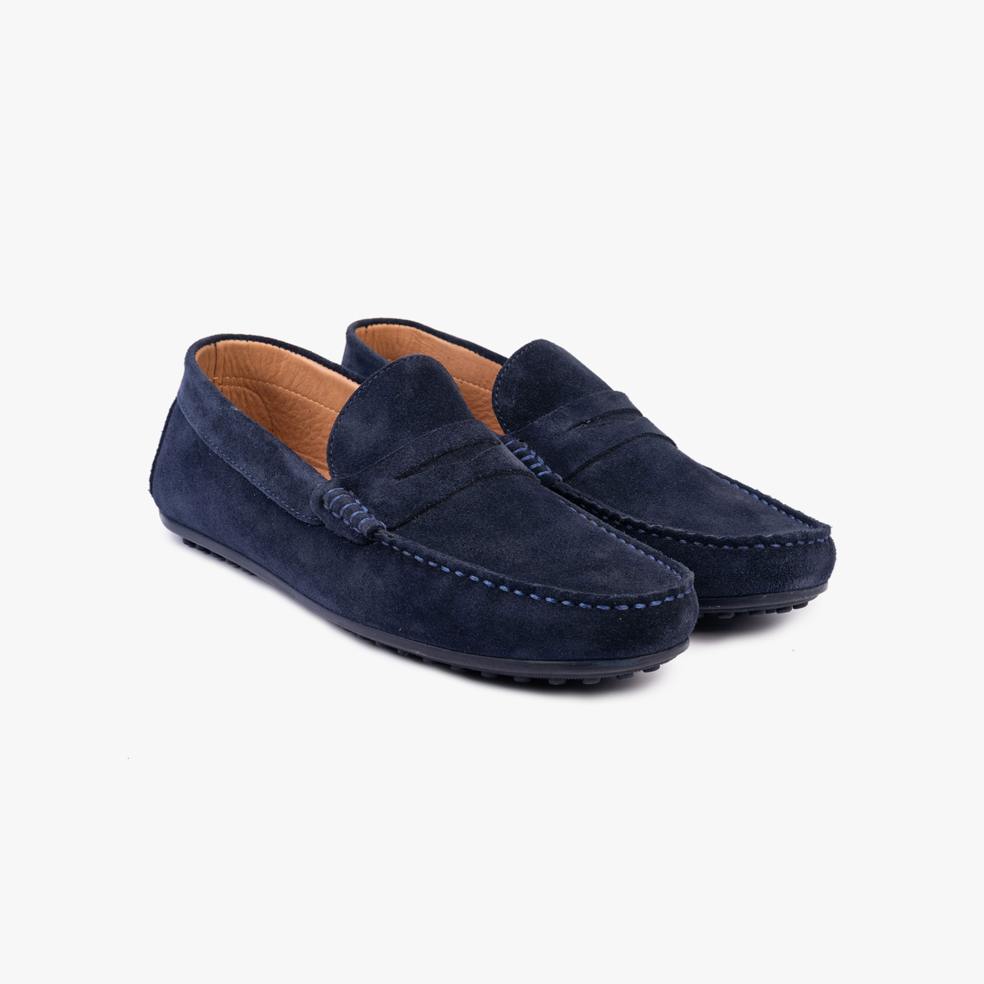 Bjorn Loafer Navy Suede - ALPINA BRANDS