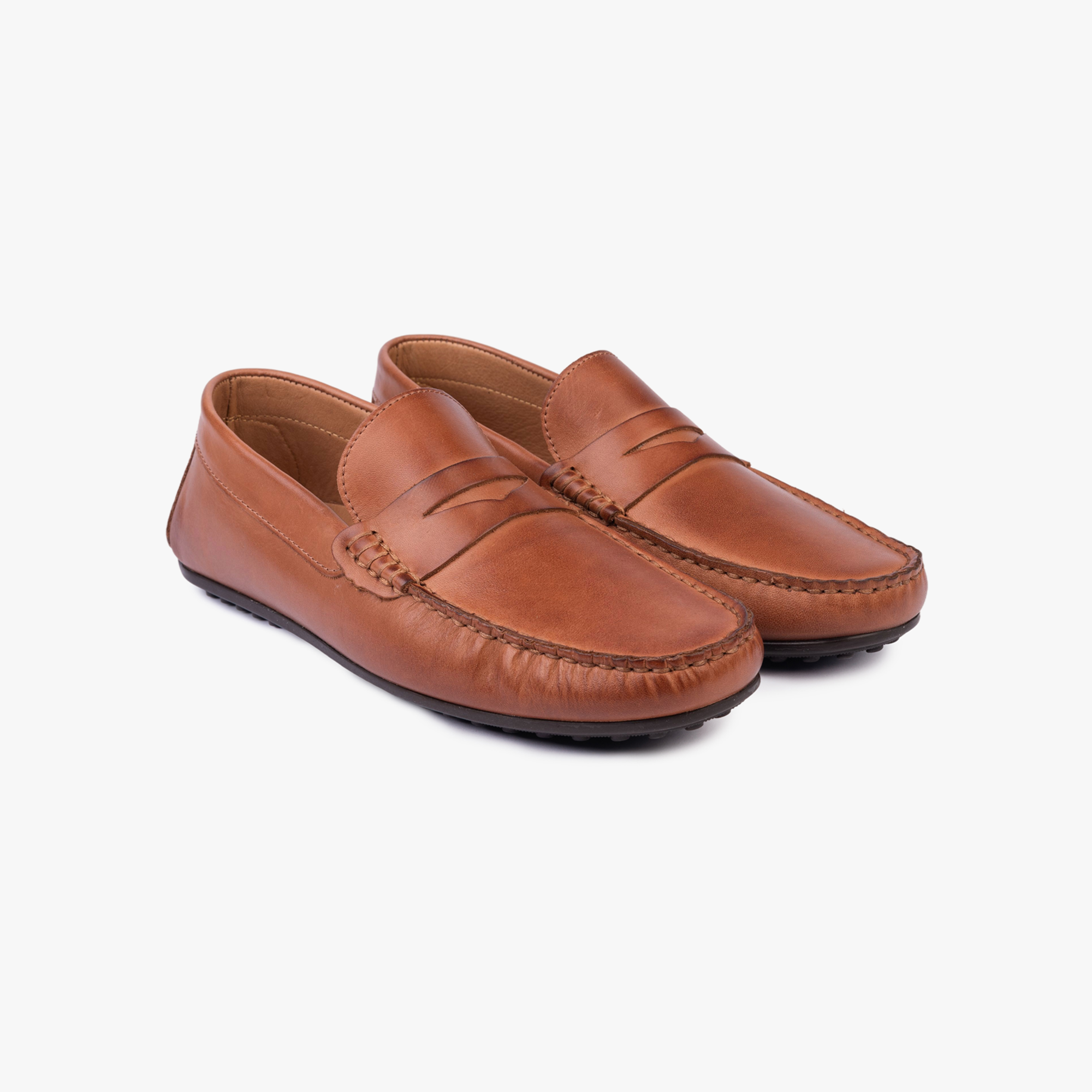 Bjorn Loafer Tan Leather - ALPINA BRANDS