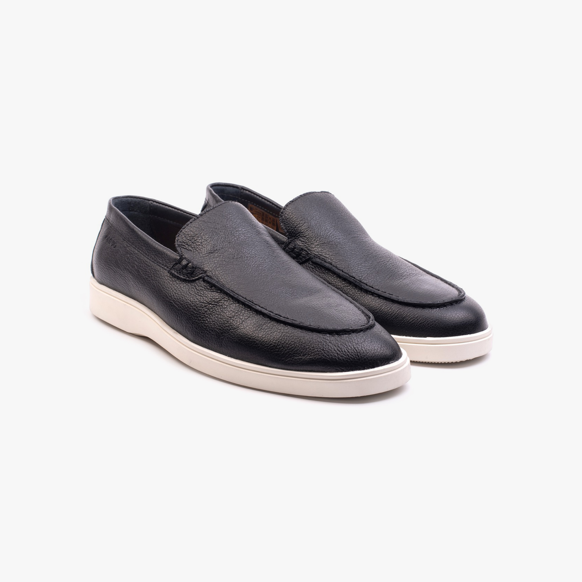 Cave Loafer Moc Black Leather - ALPINA BRANDS