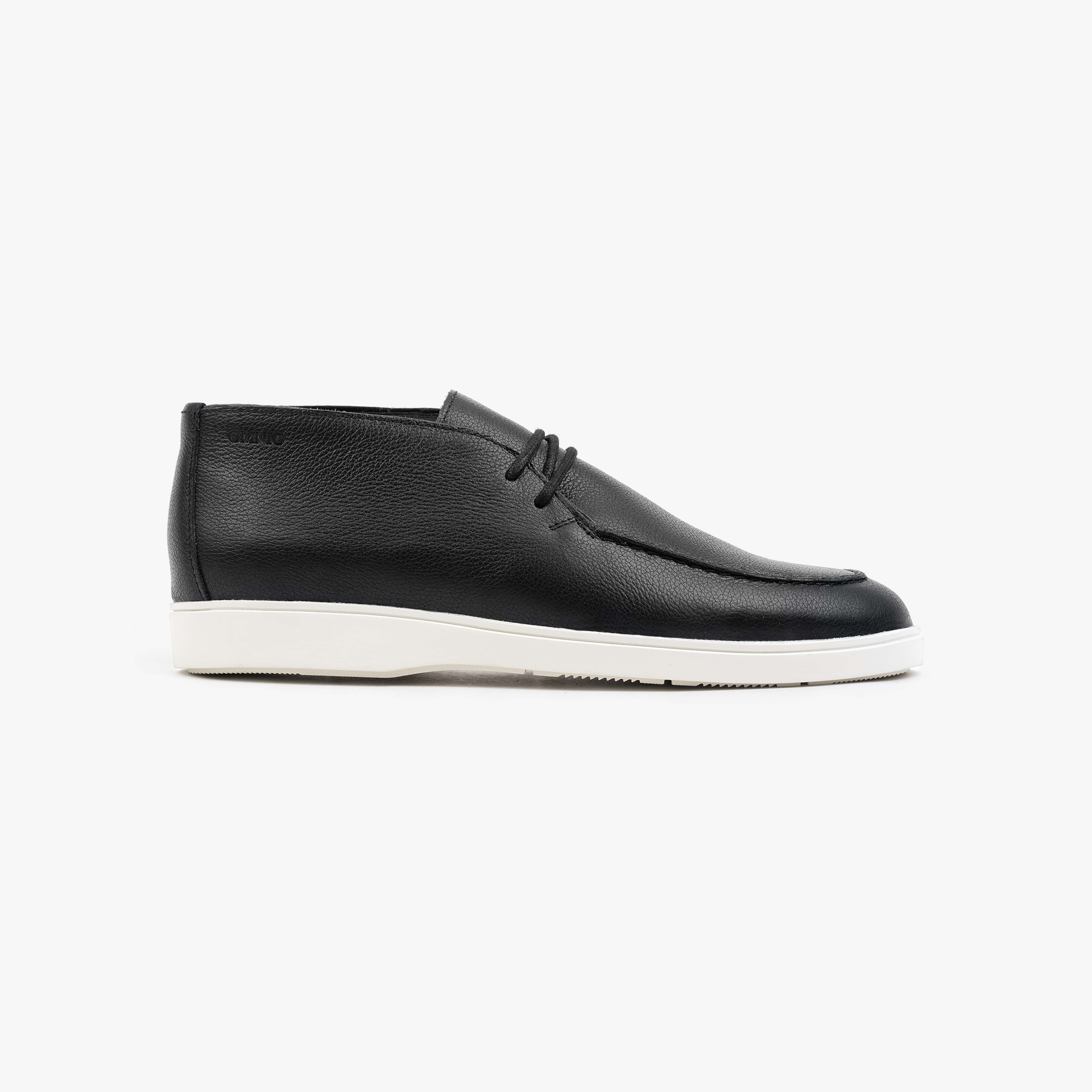 Cave Moc Chukka Black Leather - ALPINA BRANDS