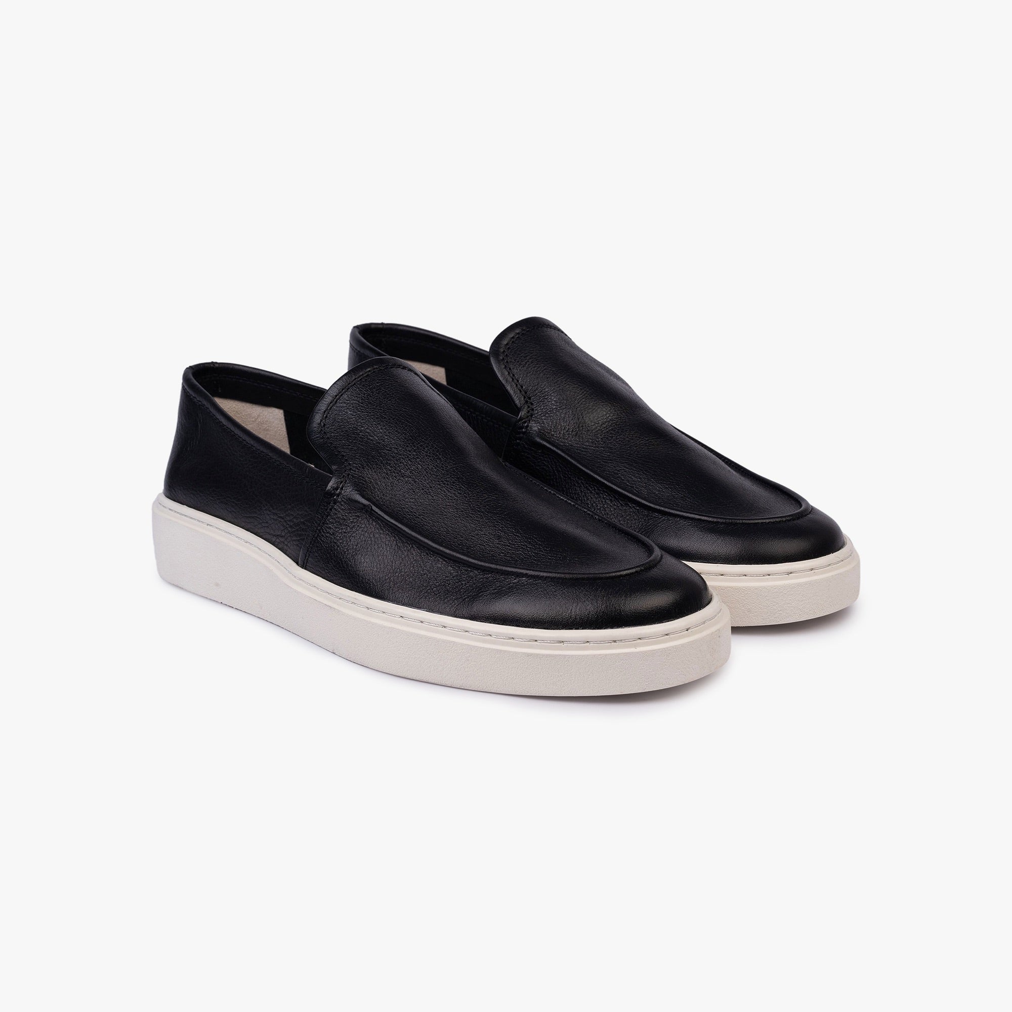 Mons Loafer Black Leather - ALPINA BRANDS