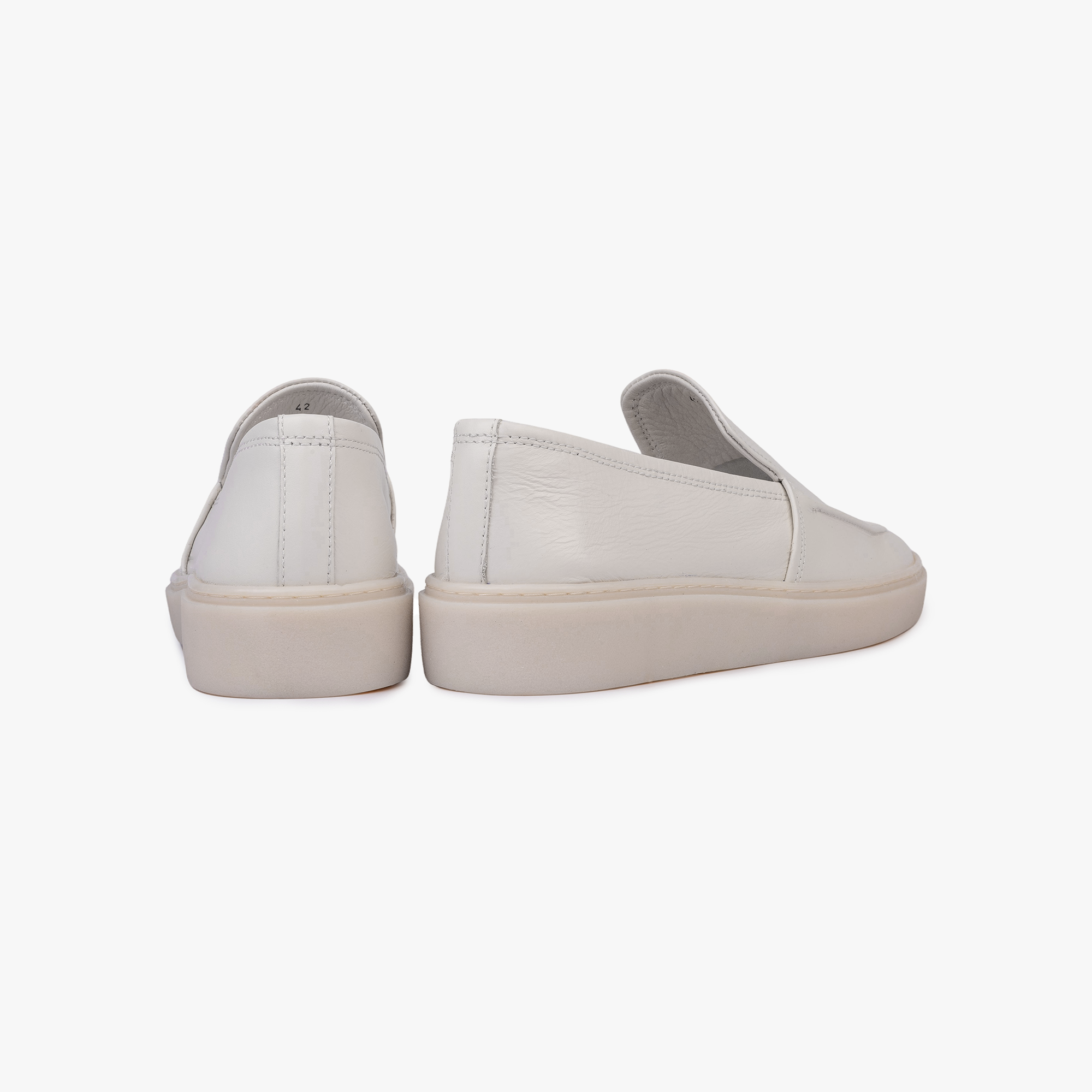 Mons Loafer Off White Leather - ALPINA BRANDS