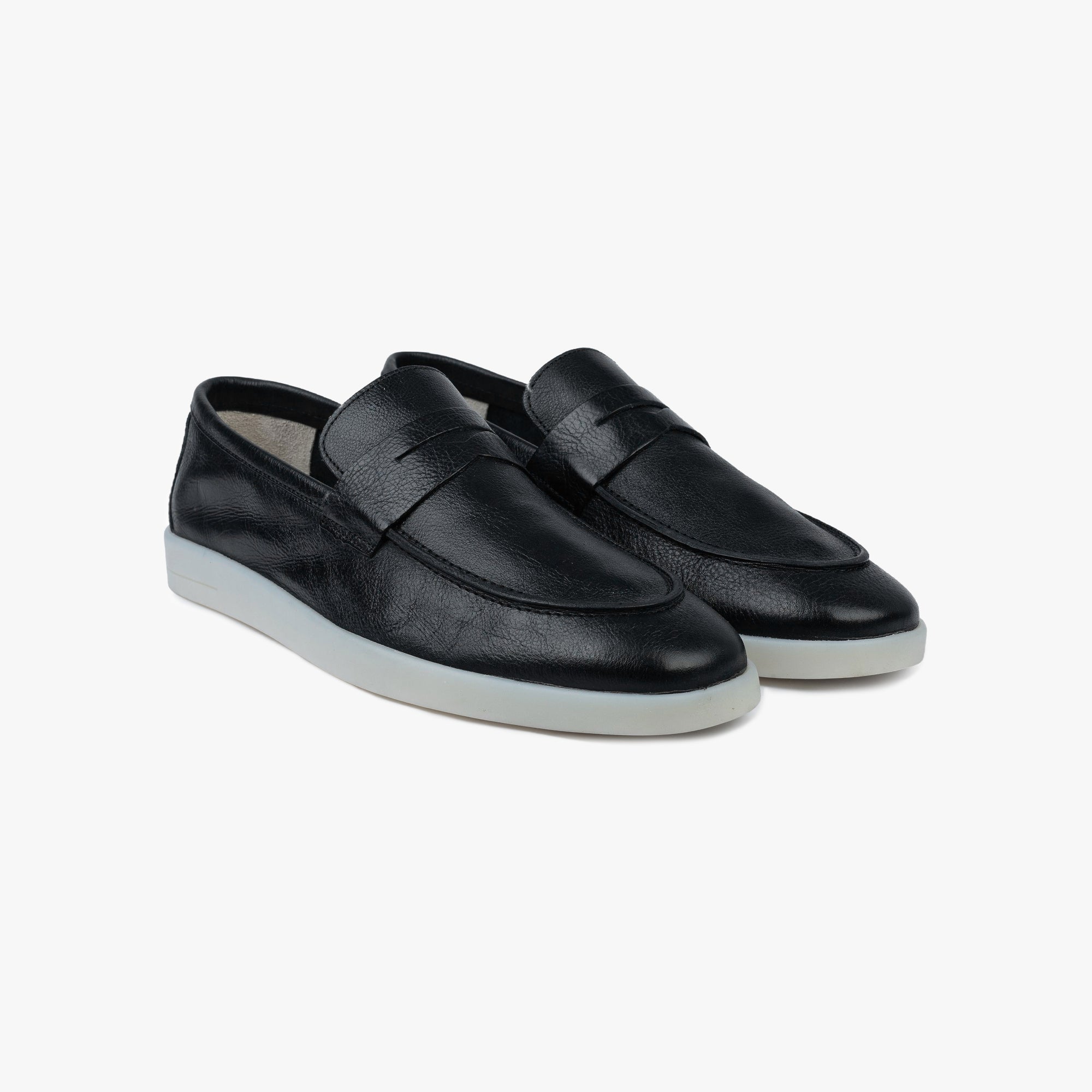Milan Loafer Black Leather - ALPINA BRANDS
