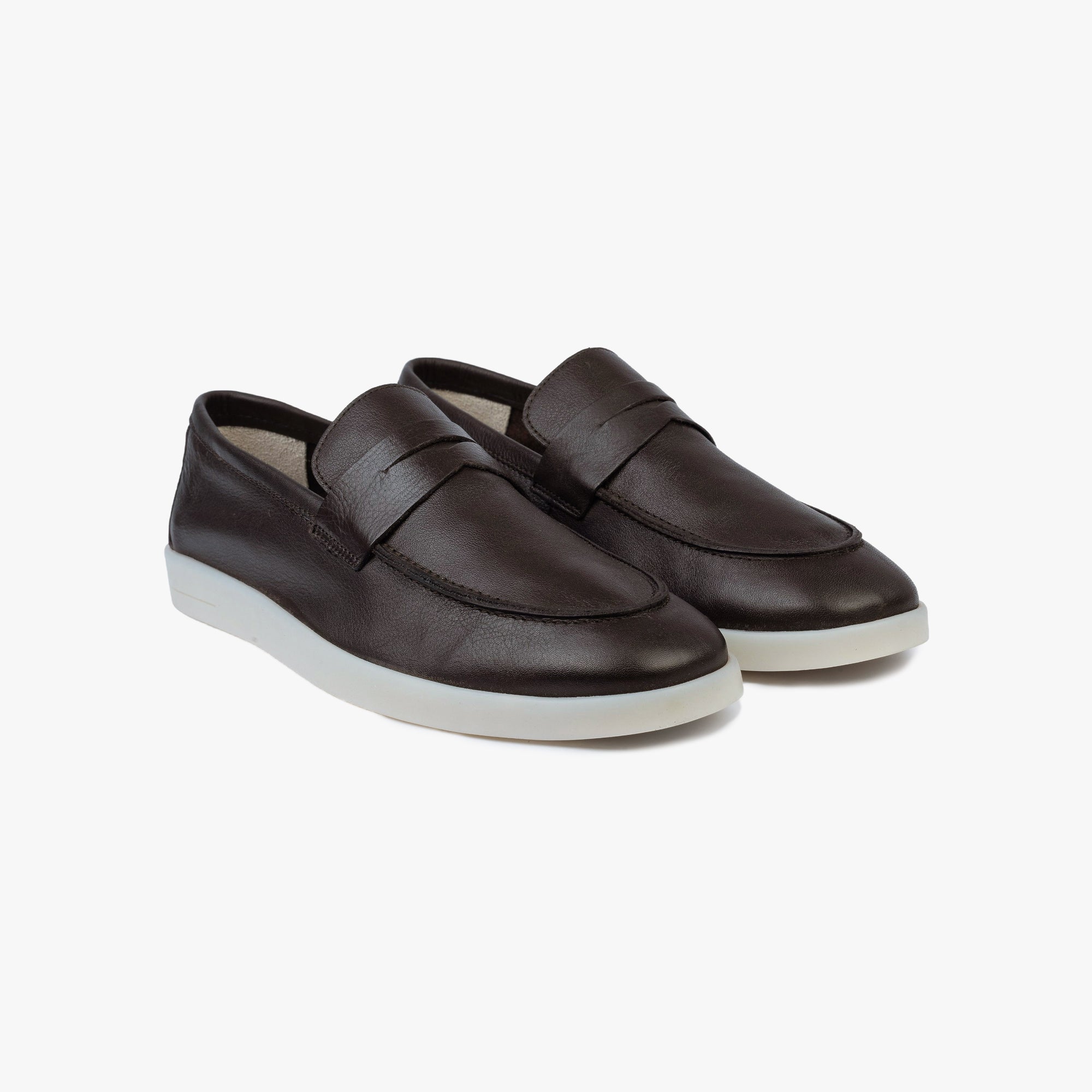 Milan Loafer Dark Brown Leather - ALPINA BRANDS