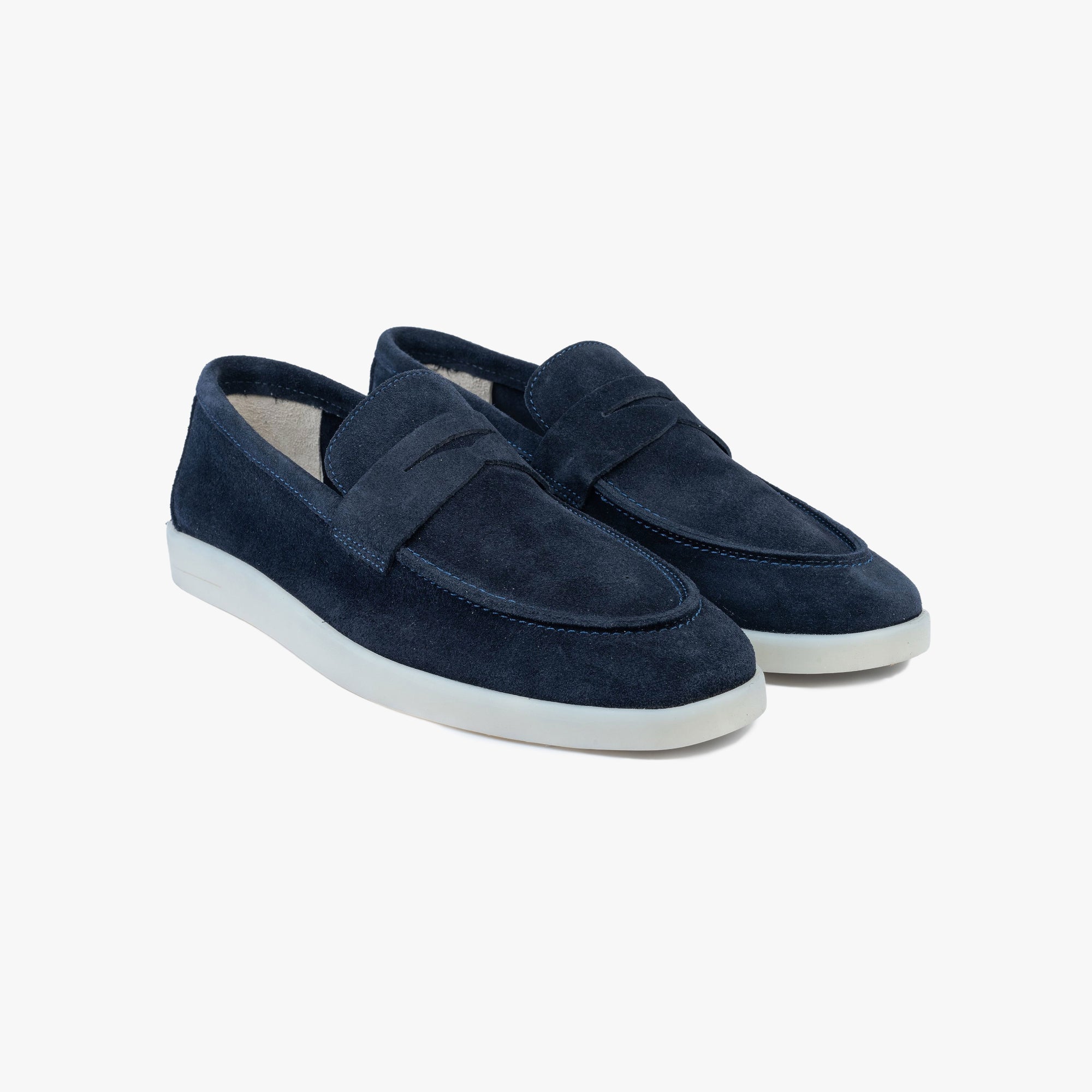 Milan Loafer Navy Suede - ALPINA BRANDS