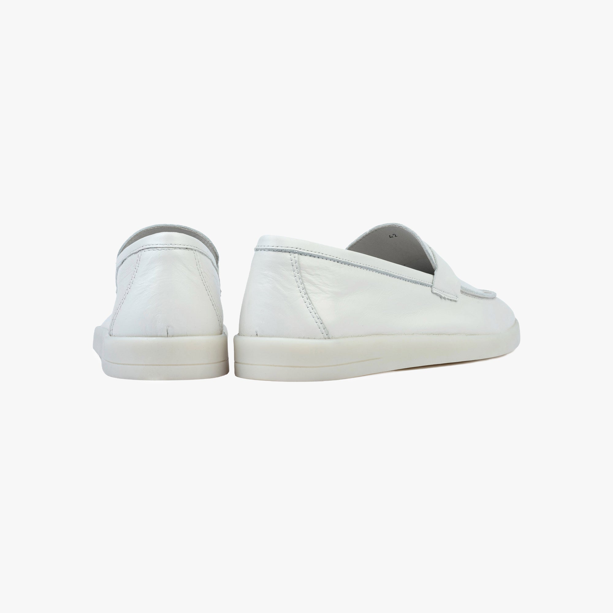 Milan Loafer Off White Leather - ALPINA BRANDS