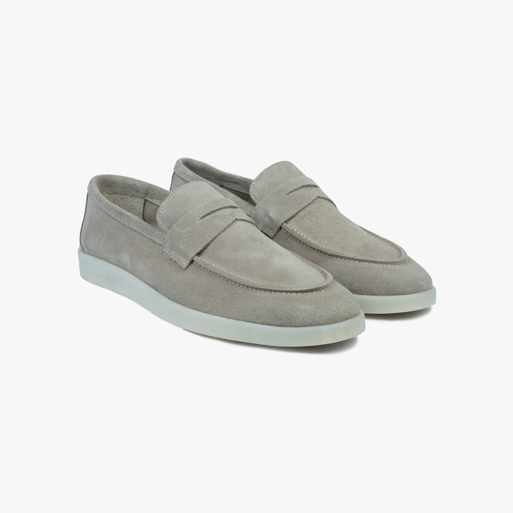 Milan Loafer Stone Suede - ALPINA BRANDS